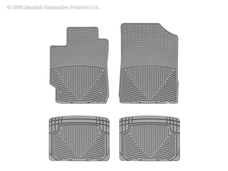 WeatherTech WT Rubber Mats - Rear - Grey Floor Mats Floor Mats - Rubber main image