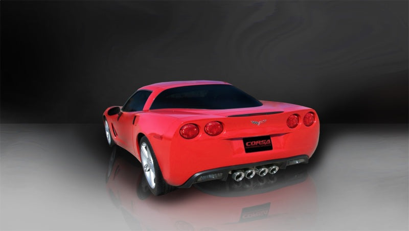 Corsa Performance 2.5" Dual Rear Exit Cat-Back Exhaust System with Twin 3.5" Tips  14469CB4 Photo - lifestyle view