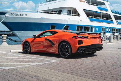 Corsa 2020 Corvette C8 3in Xtreme Cat-Back Exhaust 4.5in Black Quad Tips - Deletes stock AFM Valve 21104BLK 21104BLK Photo - Mounted