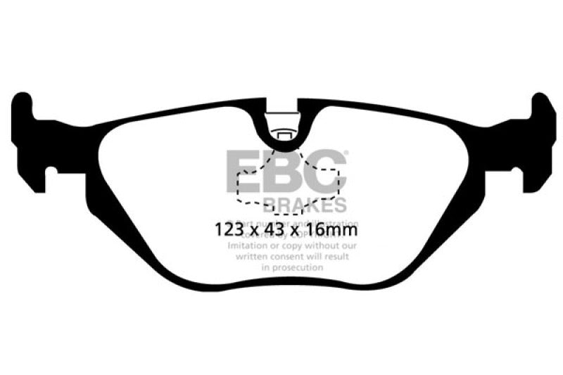 EBC Disc Brake Pad Set DP41079R Photo - Primary