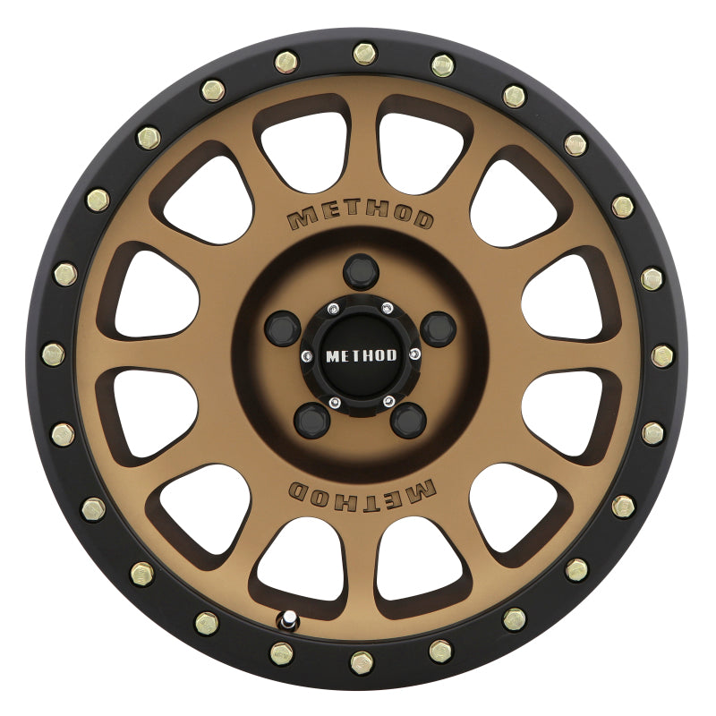 Method Race Wheels MR305 NV Wheel Method Bronze / Black Street Loc 17x8.5 0 5x5.5 MR30578555900 Photo - Close Up