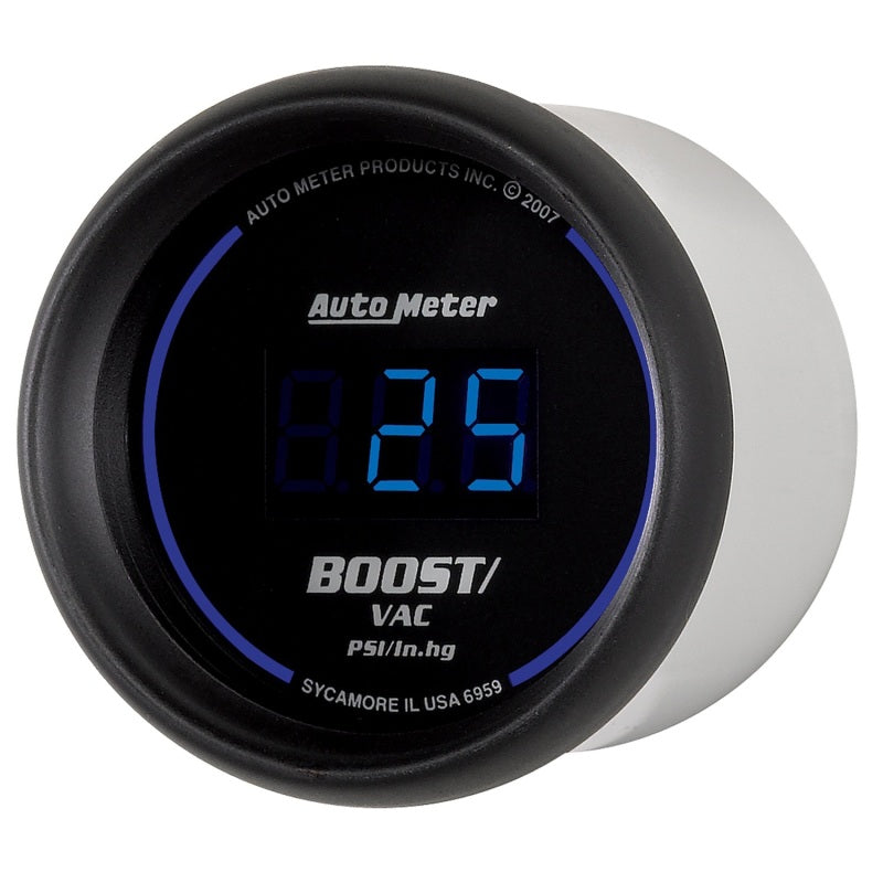 Autometer 2-1/16" Boost/Vacuum, 30 In Hg/30 Psi, Cobalt Digital 6959 User 2