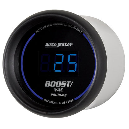 Autometer 2-1/16" Boost/Vacuum, 30 In Hg/30 Psi, Cobalt Digital 6959 User 2