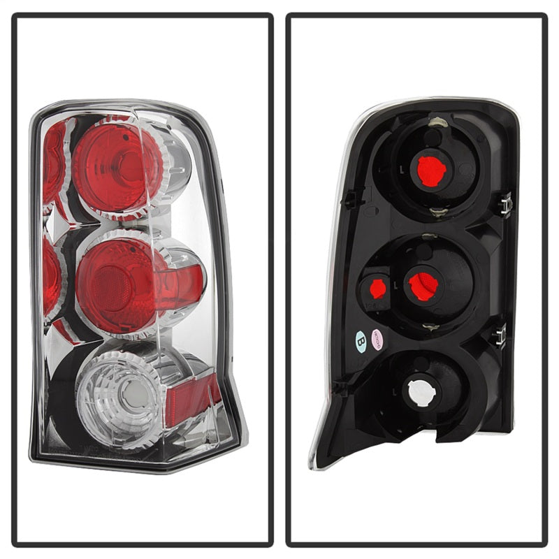 Spyder Cadillac Escalade SUV (Not EXT)02-06 Euro Style Tail Lights Chrome ALT-YD-CE02-C 5001603 5001603 Photo - Unmounted