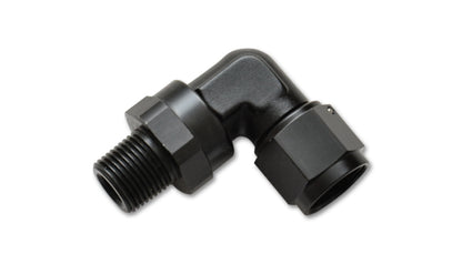 Vibrant -4AN Female to 1/4"NPT Male Swivel 90 Degree Adapter Fitting 11382 Photo - Primary
