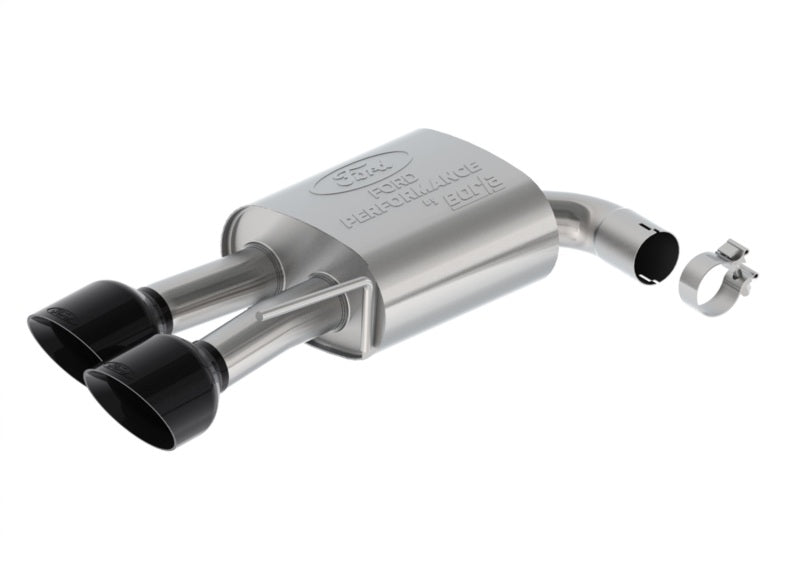 Ford Racing 2024 Mustang 5.0L Sport Non-Active Cat-Back Exhaust w/Valance - Black Tip M-5200-M5SBV M-5200-M5SBV Photo - Unmounted
