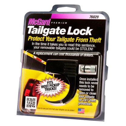 McGard Tailgate Lock - Universal Fit (Includes 1 Lock / 1 Key) 76029 76029 Photo - in package