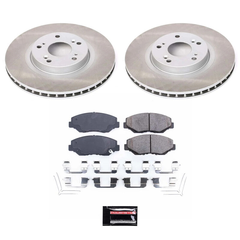 PowerStop Power Stop 12-15 Honda Civic Front Semi-Coated Rotor Kit SC3055 SC3055 Photo - Primary