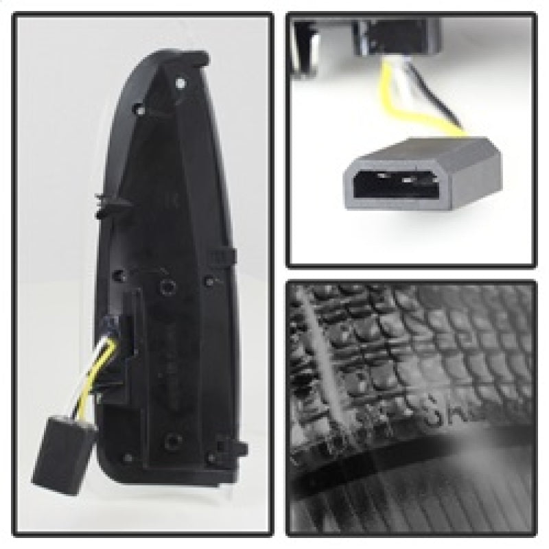SPYDER xTune Ford Superduty F250-F650 03-07 Amber LED Mirror Signal Lens - Smoke ACC-LED-FDSD99-MR-SM 9924729 9924729 Photo - Unmounted