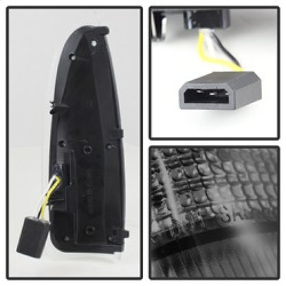 SPYDER xTune Ford Superduty F250-F650 03-07 Amber LED Mirror Signal Lens - Smoke ACC-LED-FDSD99-MR-SM 9924729 9924729 Photo - Unmounted