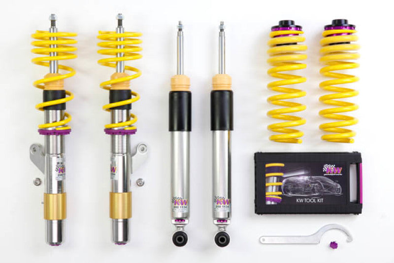 KW Suspension KW Coilover Kit V3: BMW 3series F30, 4series F32, 2WD w/o EDC 09MMD 3522000D Photo - Primary