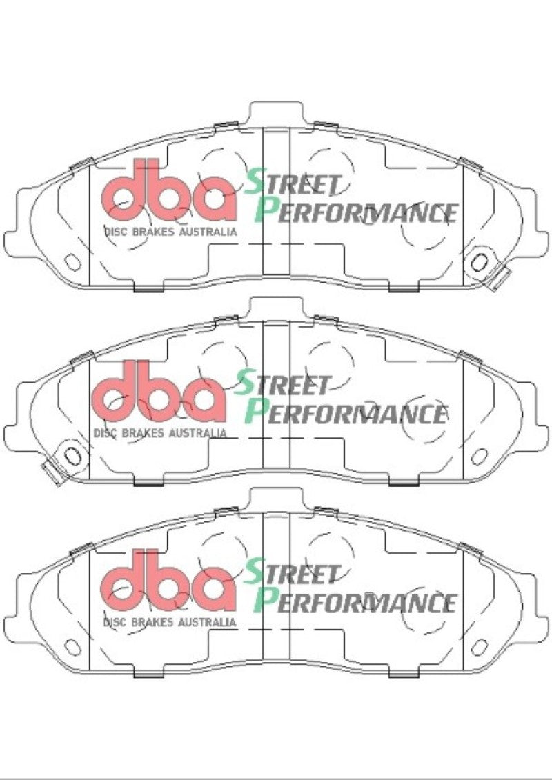 DBA 97-06 Corvette (Incl C5 Z06) SP500 Front Brake Pads DB7599SP DB7599SP Photo - out of package