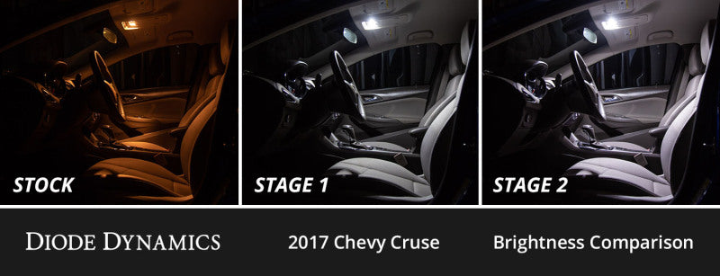 Diode Dynamics 11-15 Chevrolet Cruze Interior LED Kit Cool White Stage 1 DD0555 DD0555 User 2