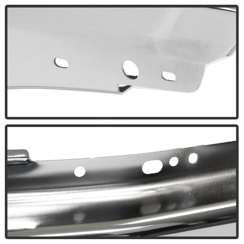 Spyder Ford F150 09-14 w/Fog Light Hole w/o Harley Model Front Bumper - Chrome (OEM 9L3Z17757B) 9948480 9948480 Photo - Unmounted