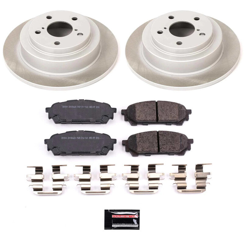 PowerStop Power Stop 03-07 Subaru Impreza Rear Semi-Coated Rotor Kit SC447 SC447 Photo - Primary
