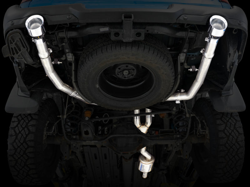 AWE Tuning 09-18 RAM 1500 5.7L (w/Cutouts) 0FG Dual Rear Exit Cat-Back Exhaust - Chrome Silver Tips 3015-32002 3015-32002 Photo - Mounted