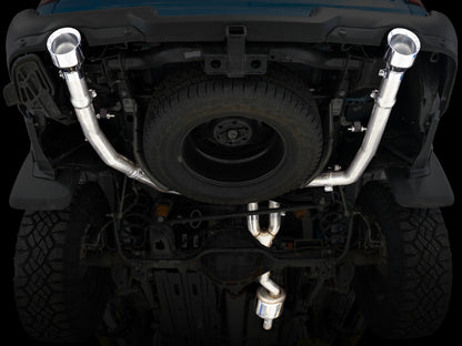 AWE Tuning 09-18 RAM 1500 5.7L (w/Cutouts) 0FG Dual Rear Exit Cat-Back Exhaust - Chrome Silver Tips 3015-32002 3015-32002 Photo - Mounted