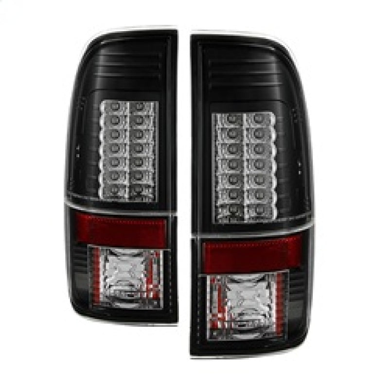 Spyder Ford Super Duty 08-15 Version 2 LED Tail Lights Black ALT-YD-FS07-LED-G2-BK 5029188 5029188 Photo - Primary