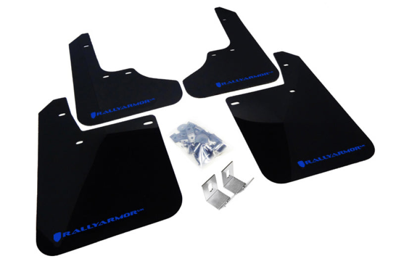 Rally Armor 1993-2001 Subaru Impreza UR Black Mud Flap w/ Blue Logo MF2-UR-BLK/BL Photo - Primary