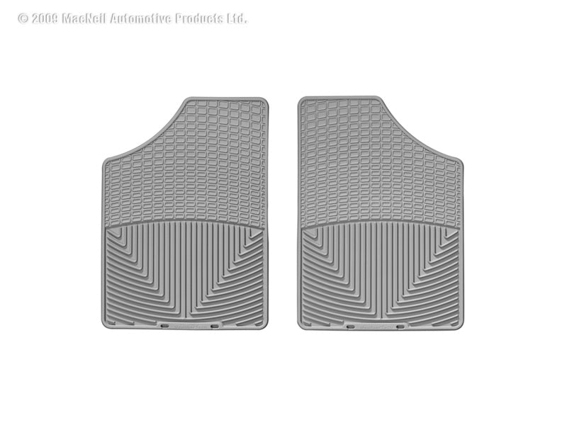 WeatherTech WT Rubber Mats - Front - Grey Floor Mats Floor Mats - Rubber main image