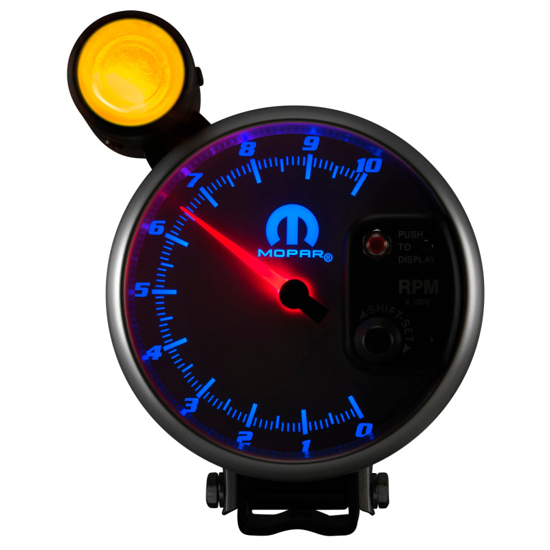 AutoMeter Gauge Tachometer 5in. 10K RPM Pedestal W/ Ext. Shift-Lite White Mopar 880248 880248 User 4
