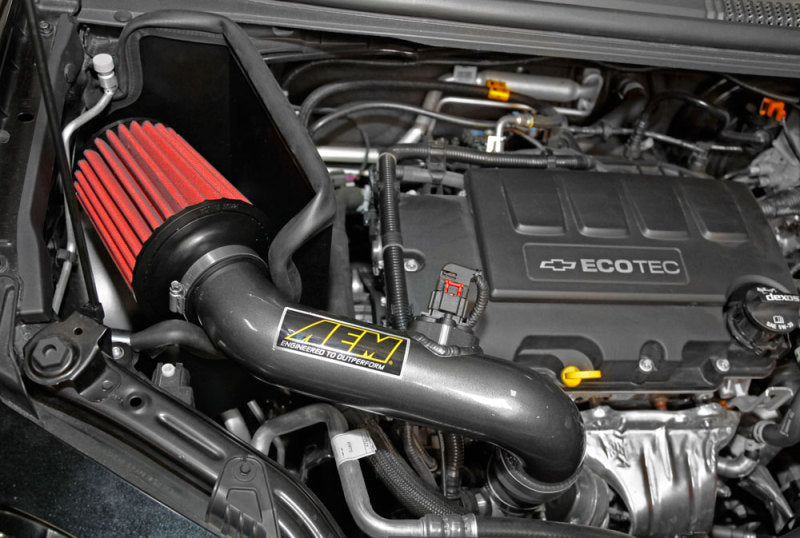 AEM Induction AEM 12-16 Chevrolet Sonic 1.4L L4 Gunmetal Gray Cold Air Intake 21-788C 21-788C Photo - Mounted