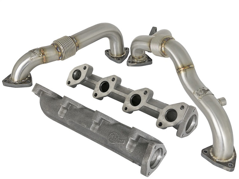 aFe Twisted Steel 304 Stainless Steel 2 In Up-Pipes & BladeRunner Ductile 48-33016-PK Photo - Primary