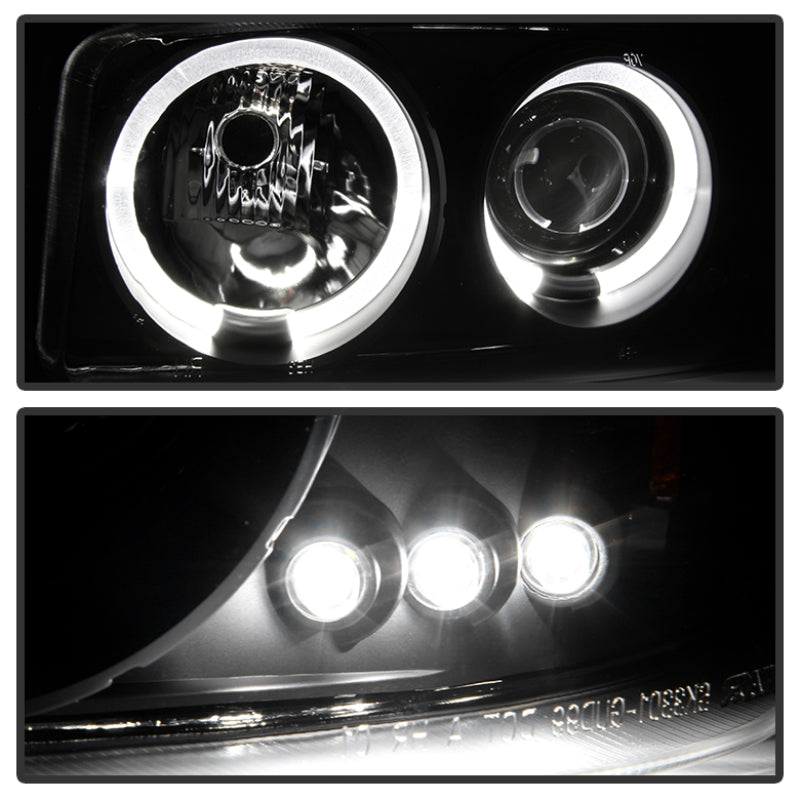 Spyder GMC Sierra 1500/2500 99-06 Projector Headlights LED Halo LED Blk Smke PRO-YD-CDE00-HL-BSM 5078292 5078292 User 1