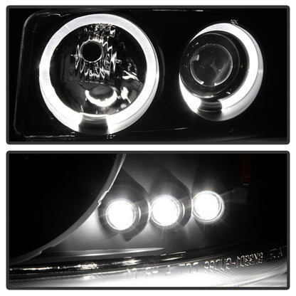Spyder GMC Sierra 1500/2500 99-06 Projector Headlights LED Halo LED Blk Smke PRO-YD-CDE00-HL-BSM 5078292 5078292 User 1