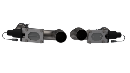 QTP 11-18 Dodge Challenger/Charger 5.7L 2.5in 304SS Aggressor Cutout Dual Mid Pipes 530011 530011 Photo - Primary