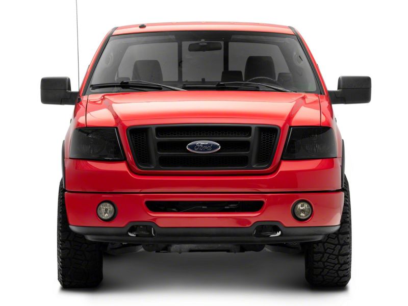Raxiom 04-08 Ford F-150 Axial Series OEM Style Replacement Headlights- Chrome Housing- Smoked Lens T551342 T551342 Photo - Close Up