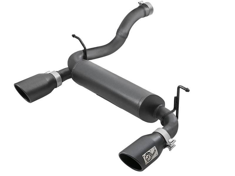 aFe Axle-Back Exhaust System, Rebel Series 2.5in 409 Stainless Steel 49-48067-B Photo - Primary