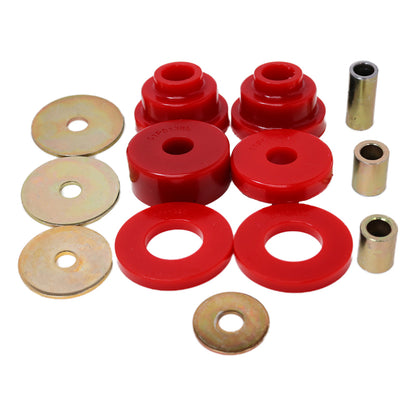 Energy Suspension 05-15 Toyota Tacoma w/ 6 Lug Rear Differential Bushing Set - Red 8.1108R 8.1108R Photo - Primary
