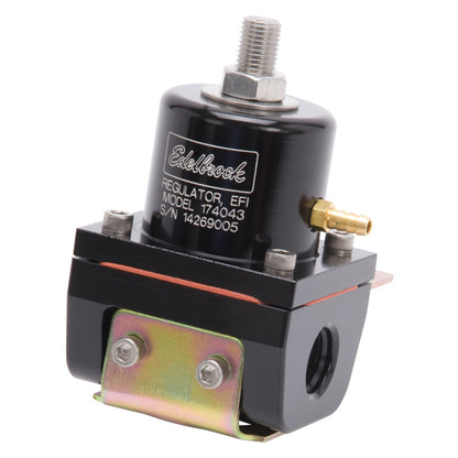 Edelbrock Fuel Pressure Regulator, EFI, 180 GPH, 35-90 PSI, -6 In/Out, -6 Return 174043 Photo - out of package
