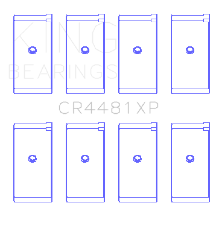 King Engine Bearings King Mitsubishi 4G63/4G64 6 Bolt 1st Gen DSM (Size STDX) Performance Rod Bearing Set CR4481XPSTDX CR4481XPSTDX Photo - Primary