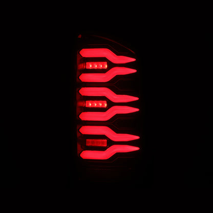 AlphaRex 07-08 Dodge Ram1500/07-09 Dodge Ram 2500+3500 Luxx-Series LED Tail Lights(Pair) Black/Red 641060 641060 User 4