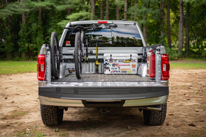 BuiltRight Industries 2015+ Ford F150/Raptor 5.5ft Bed - Bulkhead Rail System 107011 107011 Photo - lifestyle view