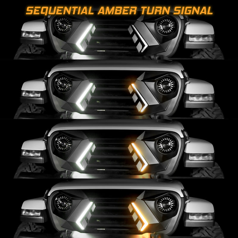 XKGLOW XK Glow JK Wrangler XKCHROME LED Grill Kit XK-GRILL-JK1 XK-GRILL-JK1 User 1