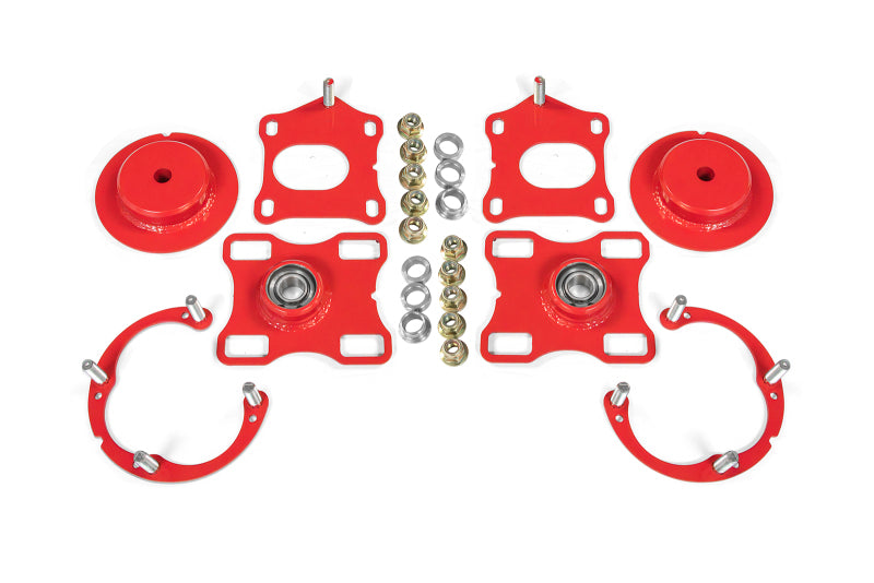 BMR Suspension BMR 11-14 Ford Mustang / Shelby GT500 Caster Camber Plates - Red WAK751R WAK751R Photo - Primary