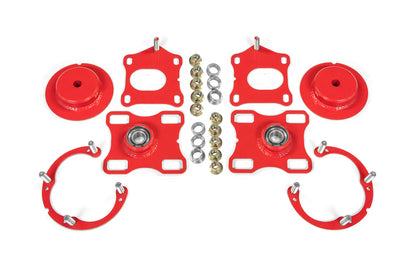 BMR Suspension BMR 11-14 Ford Mustang / Shelby GT500 Caster Camber Plates - Red WAK751R WAK751R Photo - Primary