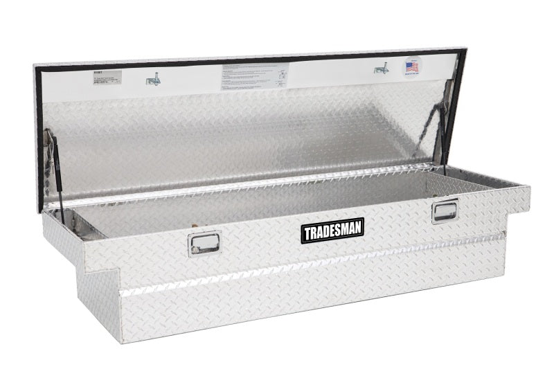 Tradesman Aluminum Single Lid Cross Bed Truck Tool Box (70in.) - Brite 9100T