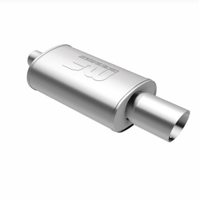 MagnaFlow 5" X 8" Oval Center/Center Performance Muffler With Tip 14827 360 Degree Image Set
