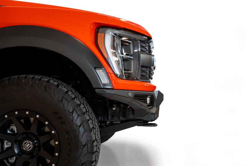 Addictive Desert Designs 2021+ Ford Raptor Bomber Front Bumper w/ 4 Rigid 360 6in Light Mounts F210014110103 F210014110103 Photo - Mounted