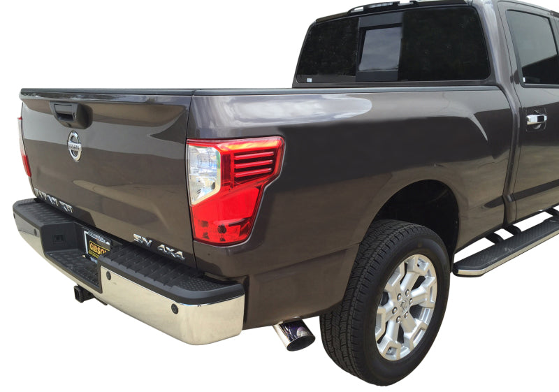 Gibson 16-17 Nissan Titan XD S 5.0L 4in Filter-Back Single Exhaust - Aluminized 612220 612220 Illustration Guide