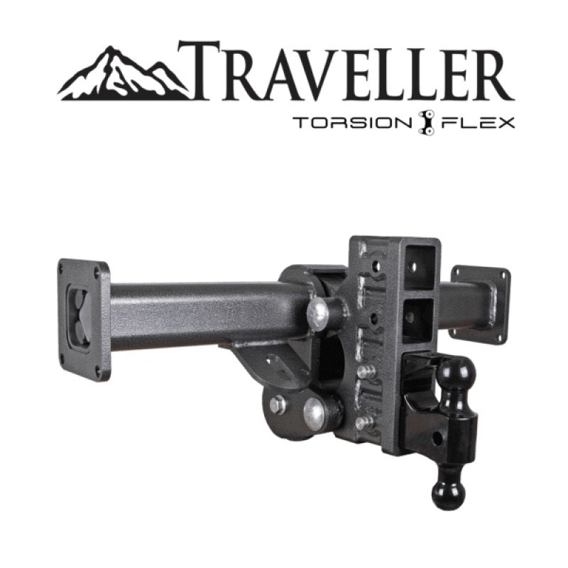 GEN-Y Hitch Gen-Y 27in Traveller Torsion-Flex 2.5in Shank 6in Drop 3.5K TW 21K Hitch Chassis Frame Mount GH-6023