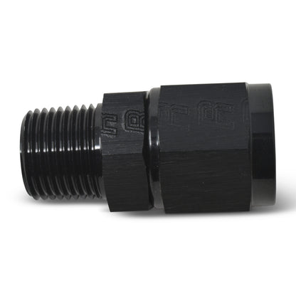 Russell -6 AN AN Female To Male NPT (Black Finish) 614215 Photo - out of package