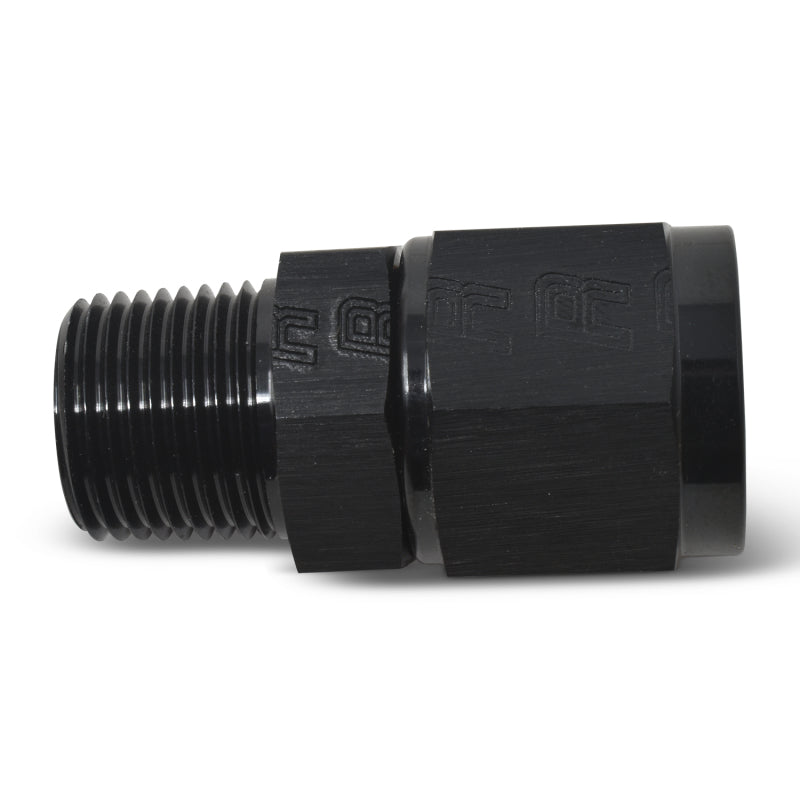 Russell -6 AN AN Female To Male NPT (Black Finish) 614215 Photo - out of package