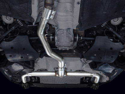 AWE Tuning AWE 19-23 BMW 330i / 21-23 BMW 430i Base G2X Track Edition Axle Back Exhaust - Diamond Black 3020-33429 3020-33429 Photo - Mounted