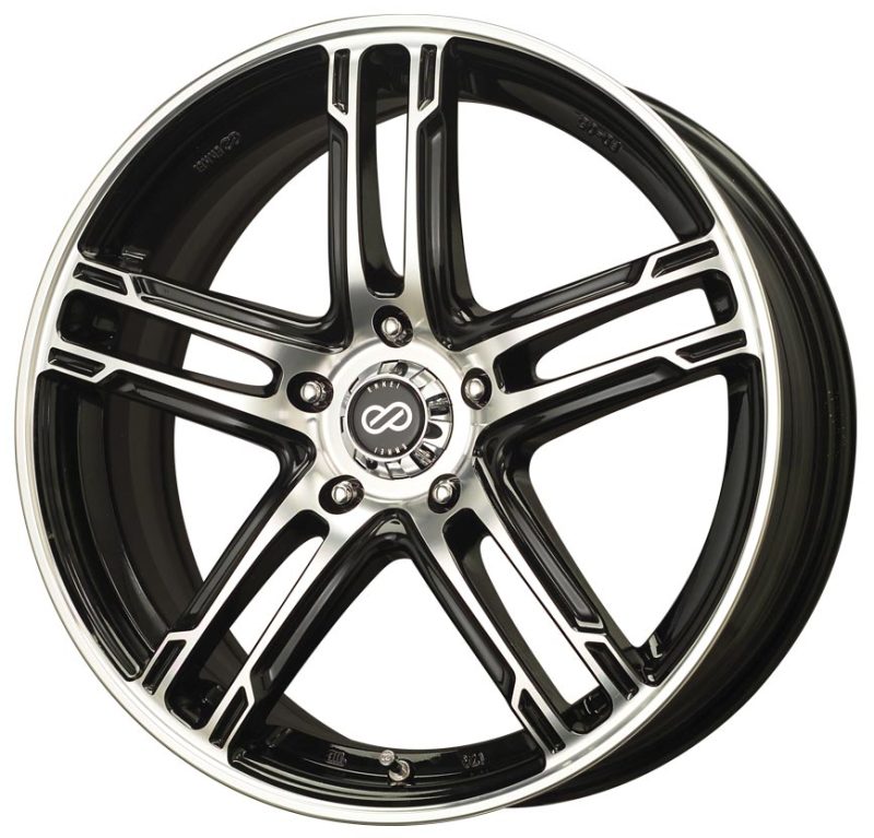 Enkei FD-05 Wheel Black Mach 16x7 +50 5x114.3 434-670-6550BKM Photo - Primary