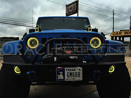ORACLE Lighting Oracle Off-Road 3in W Square Spotlight with Halo - White 5777-001 5777-001 Photo - Mounted